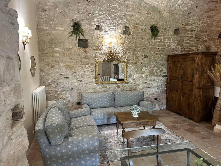 All Stone Horse Stable Converted To Elegant Apartment - Baltimora Spoleto Exteriér fotografie