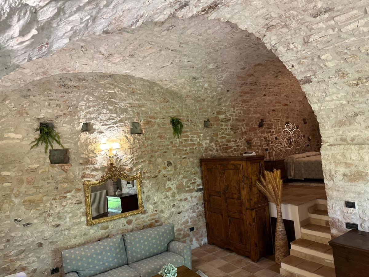 All Stone Horse Stable Converted To Elegant Apartment - Baltimora Spoleto Exteriér fotografie